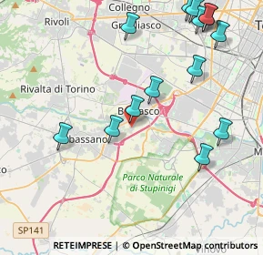 Mappa Via Giosuè Carducci, 10092 Beinasco TO, Italia (4.96071)