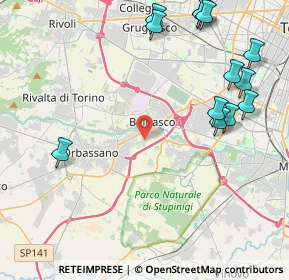 Mappa Via Giosuè Carducci, 10092 Beinasco TO, Italia (5.42385)