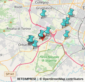 Mappa Via Giosuè Carducci, 10092 Beinasco TO, Italia (3.02583)