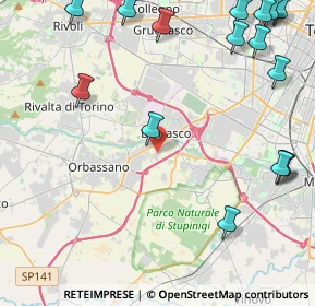 Mappa Via Giosuè Carducci, 10092 Beinasco TO, Italia (6.31882)