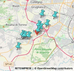 Mappa Via Giosuè Carducci, 10092 Beinasco TO, Italia (2.81636)