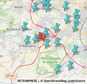 Mappa Via Giosuè Carducci, 10092 Beinasco TO, Italia (4.5225)