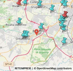 Mappa Via Giosuè Carducci, 10092 Beinasco TO, Italia (5.46167)