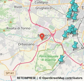 Mappa Via Giosuè Carducci, 10092 Beinasco TO, Italia (6.33385)