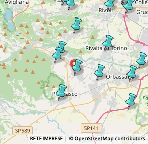 Mappa Via Papa Giovanni Paolo II, 10090 Bruino TO, Italia (5.9245)