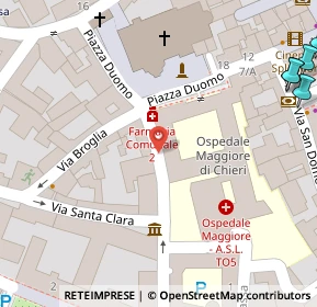 Mappa Piazza del Duomo, 10023 Chieri TO, Italia (0.1545)