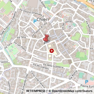 Mappa Piazza Duomo, 3, 10023 Chieri, Torino (Piemonte)