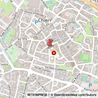 Mappa Via de Maria, 4, 10023 Chieri, Torino (Piemonte)