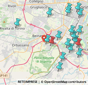 Mappa Strada Rotta Palmero, 10092 Beinasco TO, Italia (5.04)