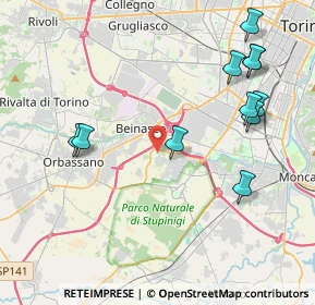 Mappa Str. Borgaretto, 10092 Beinasco TO, Italia (4.62545)