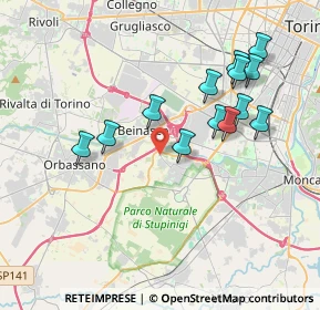 Mappa Str. Borgaretto, 10092 Beinasco TO, Italia (3.69615)
