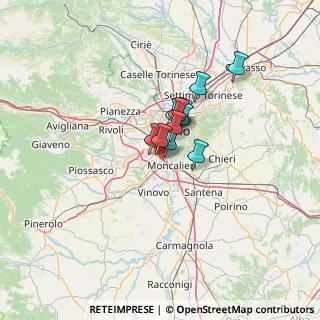 Mappa Via Fratelli Garrone, 10127 Torino TO, Italia (7.41667)