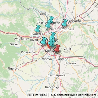 Mappa Via Fratelli Garrone, 10127 Torino TO, Italia (8.19455)