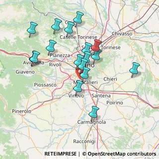 Mappa Via Fratelli Garrone, 10127 Torino TO, Italia (14.44706)