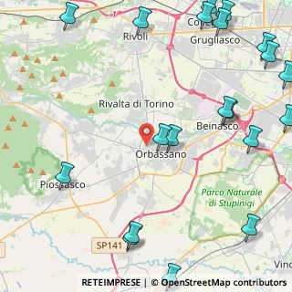 Mappa Via Giosuè Carducci, 10043 Orbassano TO, Italia (6.6615)