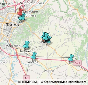 Mappa Via Cesare Balbo, 10023 Chieri TO, Italia (4.808)