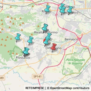Mappa Via Giaveno 18 Presso galleria commerciale Carrefour di, 10141 Rivalta di Torino TO, Italia (4.03357)