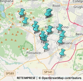 Mappa Viale A. Cruto, 10090 Bruino TO, Italia (2.99842)