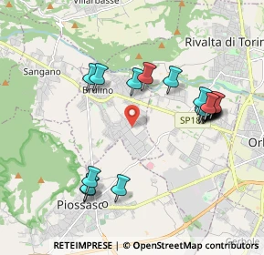 Mappa Viale A. Cruto, 10090 Bruino TO, Italia (1.9955)