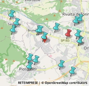 Mappa Viale A. Cruto, 10090 Bruino TO, Italia (2.43222)