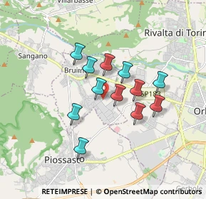 Mappa Viale A. Cruto, 10090 Bruino TO, Italia (1.34833)