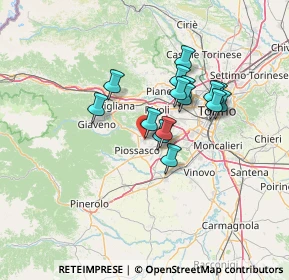 Mappa Viale A. Cruto, 10090 Bruino TO, Italia (10.47467)