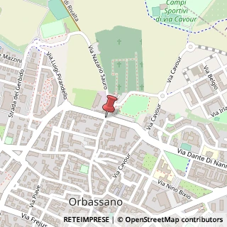 Mappa Via Nazario Sauro, 61, 10043 Orbassano, Torino (Piemonte)