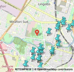 Mappa Via E. Artom, 10135 Torino TO, Italia (1.283)