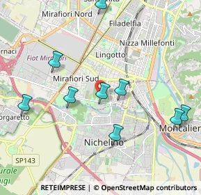 Mappa Via E. Artom, 10135 Torino TO, Italia (2.56273)