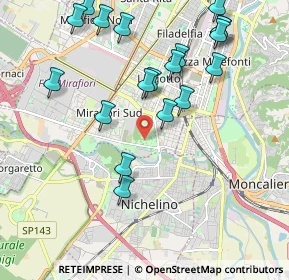Mappa Via E. Artom, 10135 Torino TO, Italia (2.25105)