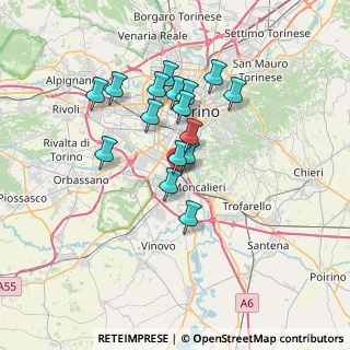 Mappa Via Cormons, 10127 Torino TO, Italia (5.83688)