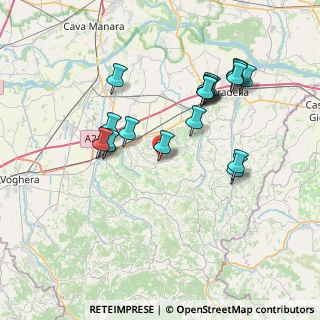 Mappa Via Giacomo Matteotti, 27040 Mornico Losana PV, Italia (7.33789)