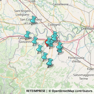 Mappa Strada dei Sette Ponti, 29122 Piacenza PC (9.98308)