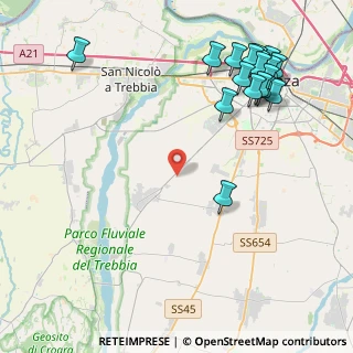 Mappa Strada dei Sette Ponti, 29122 Piacenza PC (5.41889)