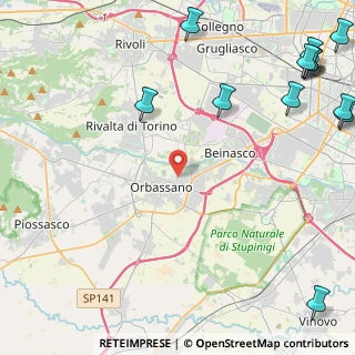 Mappa , 10043 Orbassano TO, Italia (7.23923)