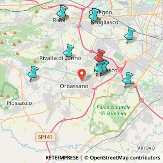 Mappa , 10043 Orbassano TO, Italia (4.43083)