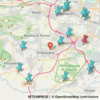 Mappa , 10043 Orbassano TO, Italia (6.24286)