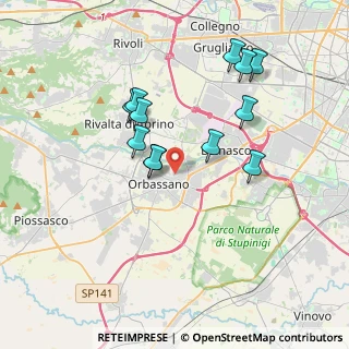 Mappa , 10043 Orbassano TO, Italia (3.3925)
