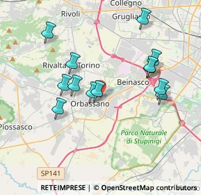 Mappa , 10043 Orbassano TO, Italia (3.62154)