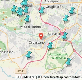 Mappa , 10043 Orbassano TO, Italia (5.63071)