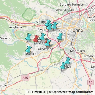 Mappa , 10043 Orbassano TO, Italia (6.08727)