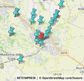 Mappa Piazza Trento, 10023 Chieri TO, Italia (1.978)