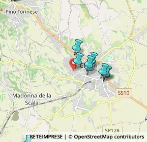 Mappa Via Biscaretti, 10023 Chieri TO, Italia (2.51692)