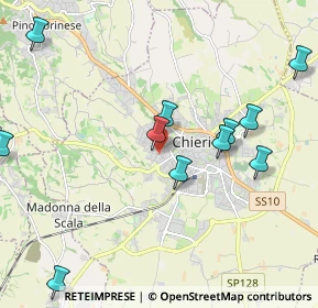 Mappa Via Biscaretti, 10023 Chieri TO, Italia (2.30455)
