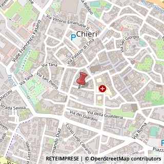 Mappa Via Santa Clara, 4/A, 10023 Chieri, Torino (Piemonte)