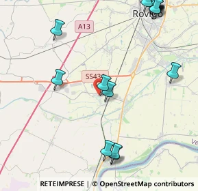 Mappa Piazza Goltara, 45031 Arquà Polesine RO, Italia (6.07)