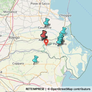 Mappa Via dell'Artigianato, 45015 Corbola RO, Italia (9.32)