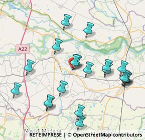 Mappa Via R. Romei, 46026 Quistello MN, Italia (8.58)