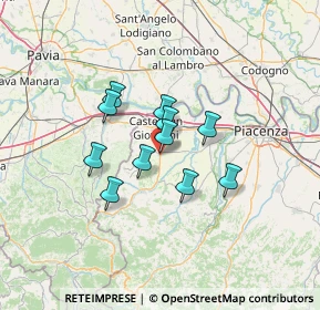 Mappa Via Pianello, 29011 Borgonovo Val Tidone PC, Italia (9.39273)