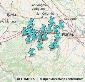 Mappa Via Pianello, 29011 Borgonovo Val Tidone PC, Italia (9.944)